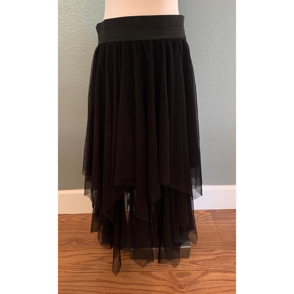 Torrid Black Layered Skirt